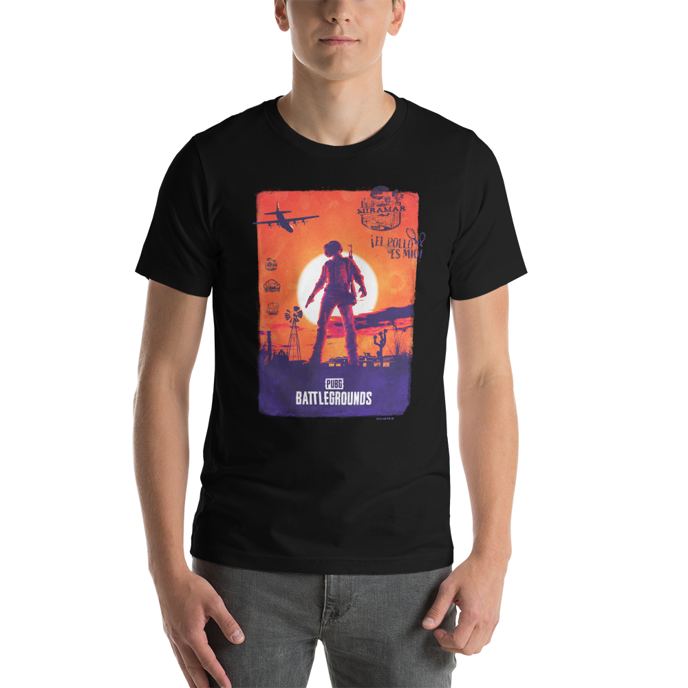 PUBG Wave 3- Lone Survivor of Miramar Unisex Premium T-Shirt