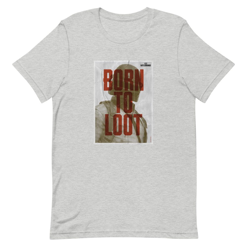 PUBG Born To Loot Unisex Premium T-Shirt