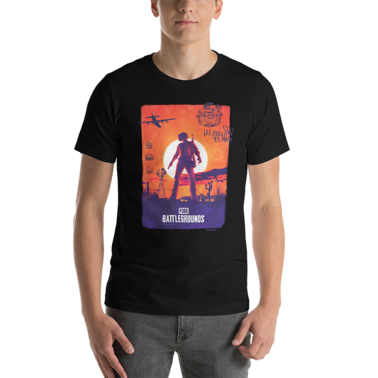 PUBG Wave 3- Lone Survivor of Miramar Unisex Premium T-Shirt
