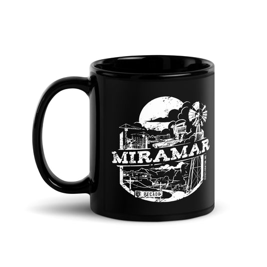 Miramar Logo Black Mug