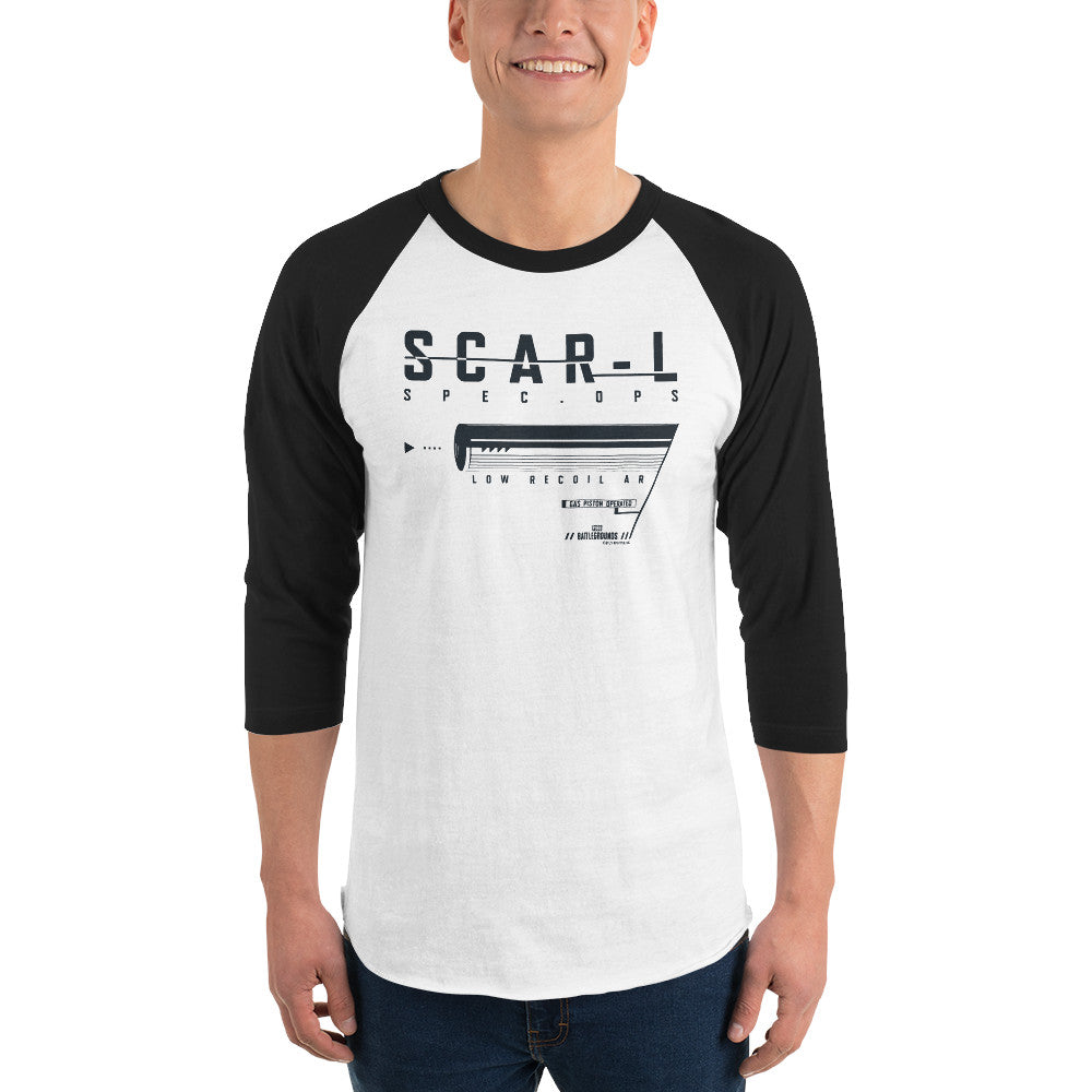 Wave 3 SCAR-L Spec Ops Unisex 3/4 Sleeve Raglan Shirt